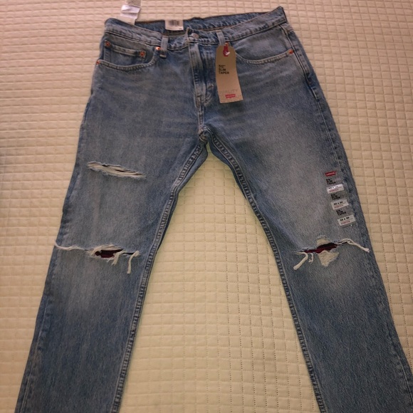 levi's 512 ripped